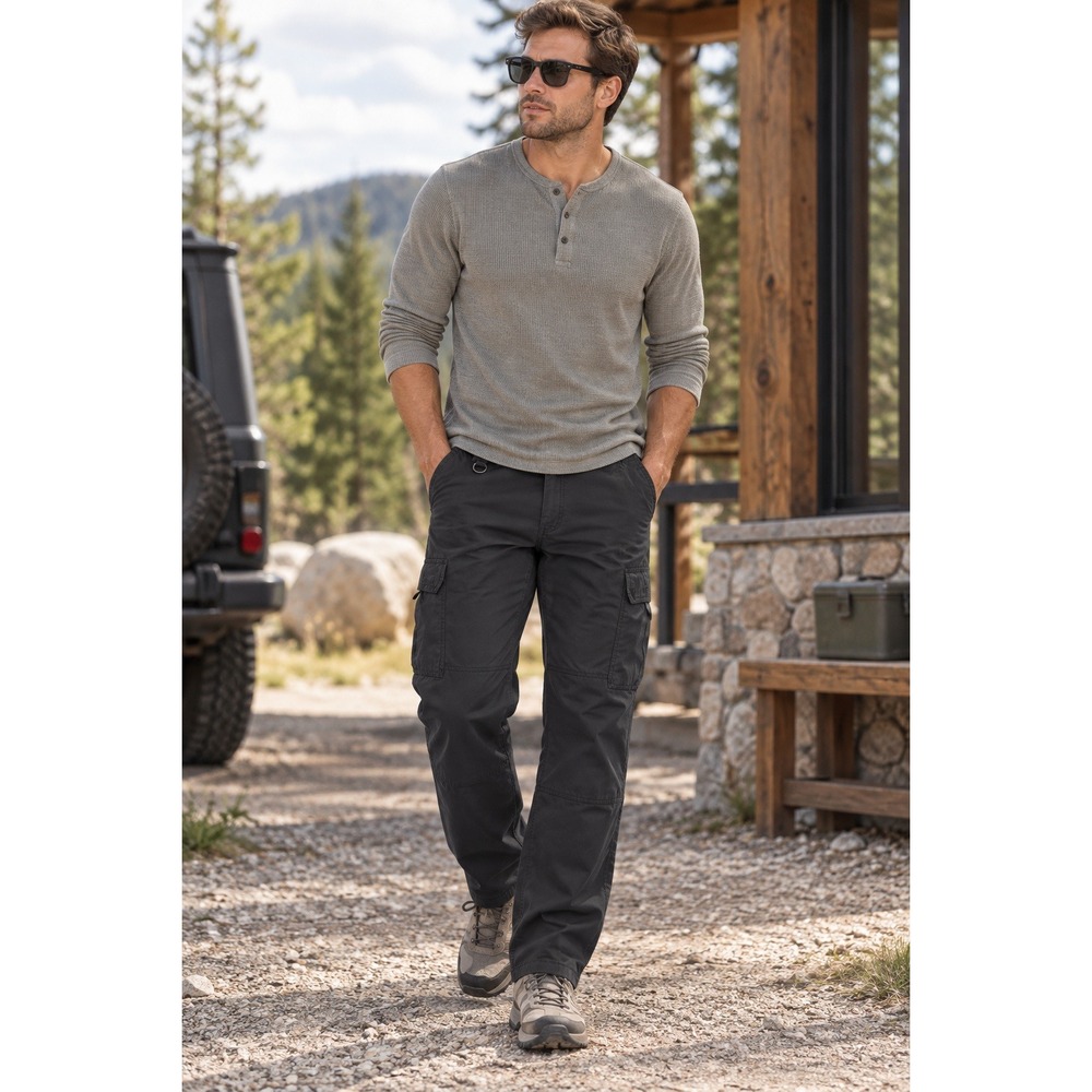 5.11 Tactical Series Pants Mens 40x27 Black Cargo Workwear Gorpcore